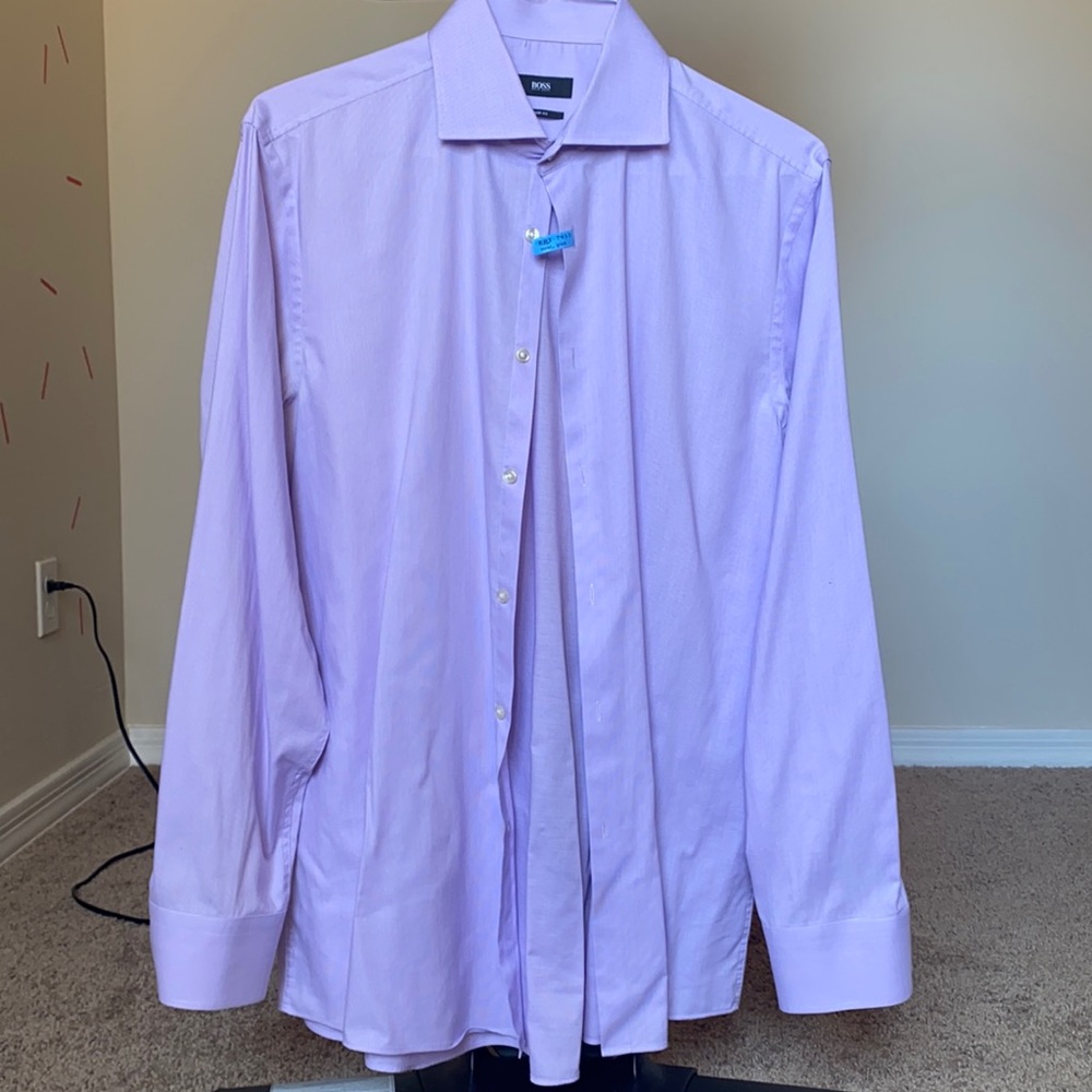 Lavender Hugo Boss Dress shirt